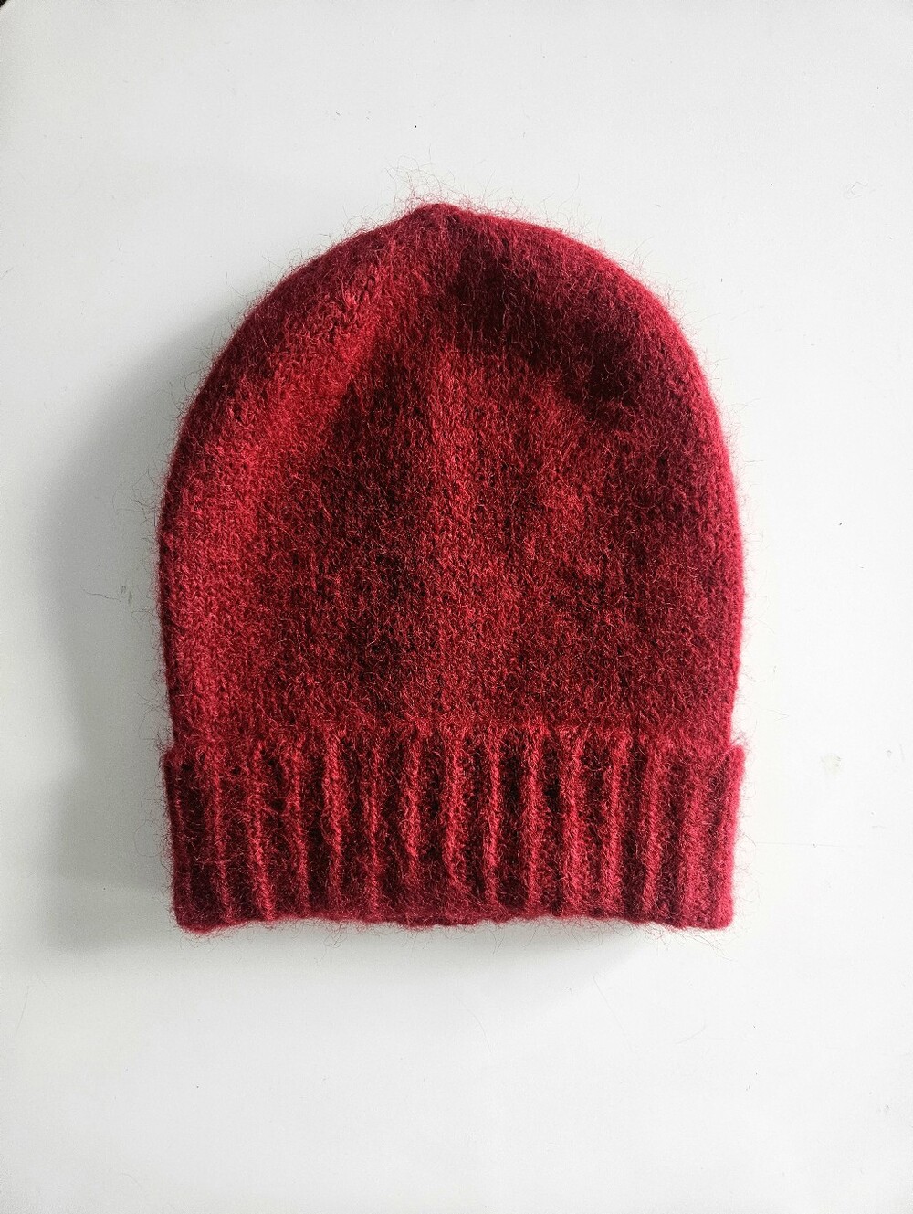 NWOT By Anthropologie Ribbed Fuzzy Knit Wool Blend Beanie Hat